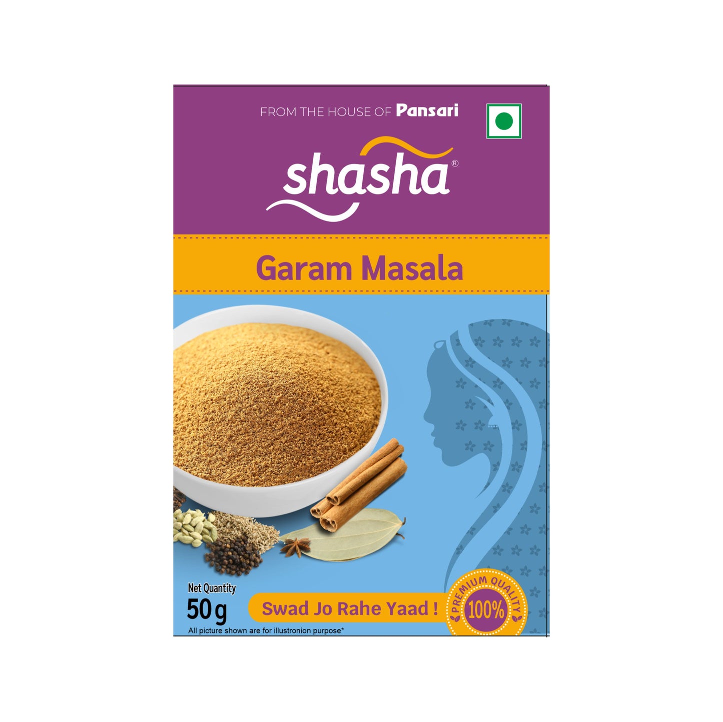 SHASHA GARAM MASALA 50g