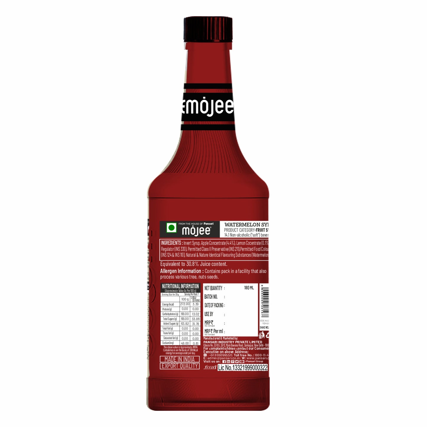 Mojee WATERMELON SYRUP