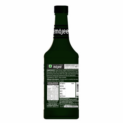 Mojee GREEN MINT SYRUP