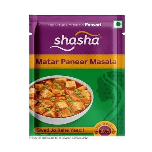 SHASHA MATAR PANEER MASALA 12GM