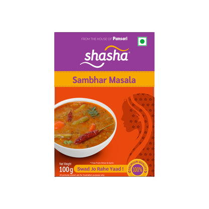 SHASHA SAMBHAR MASALA 100g