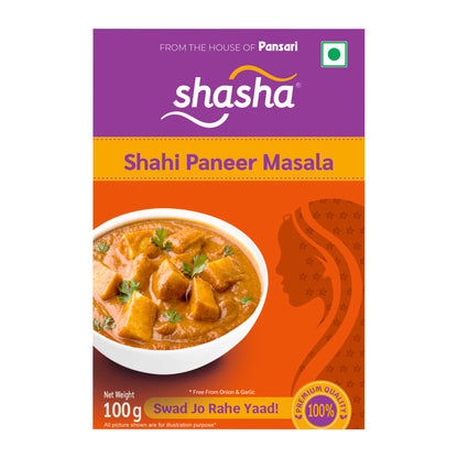 SHASHA SHAHI PANEER MASALA 100g